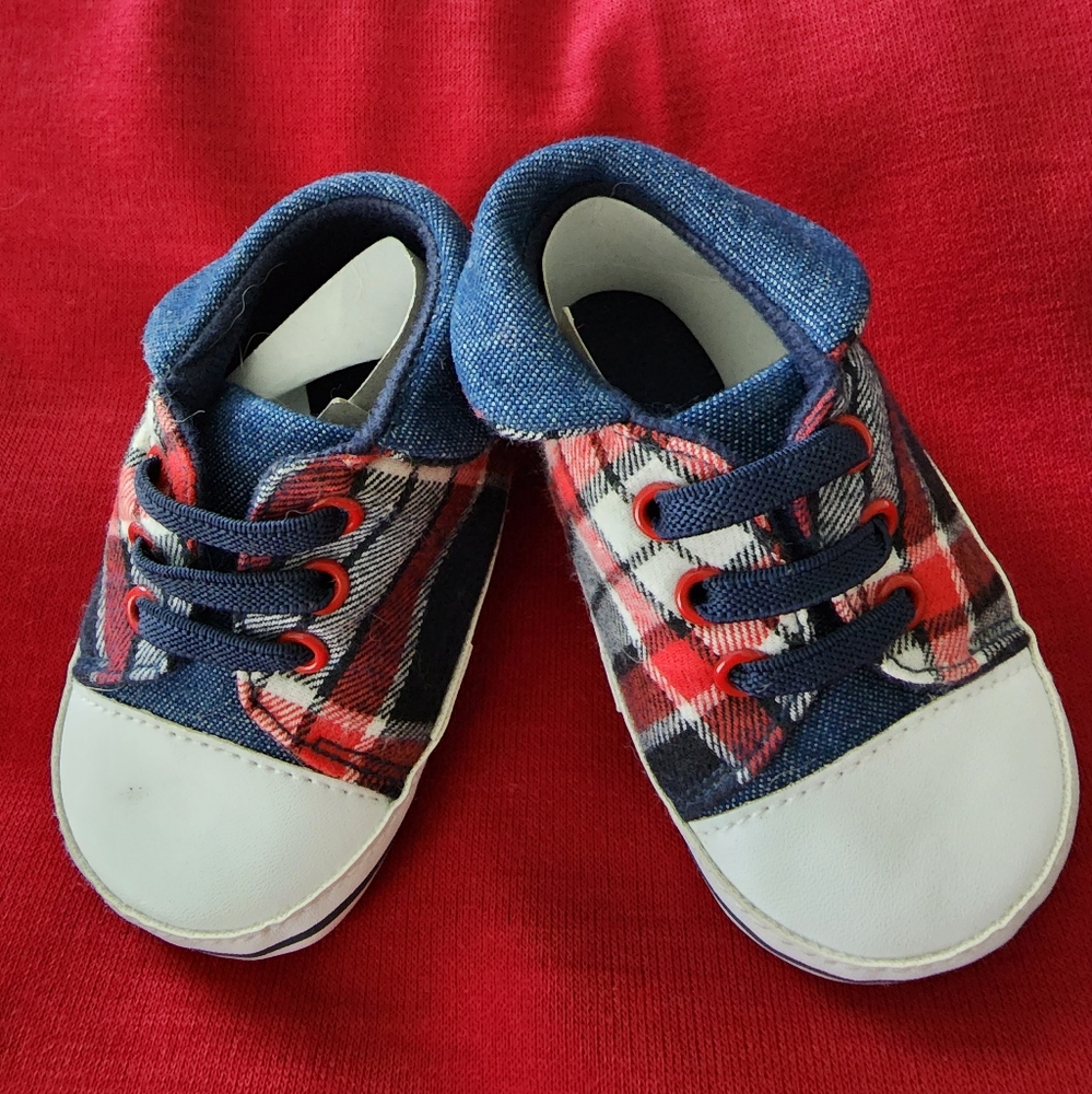 NEW Red/White/Blue Infant Shoes